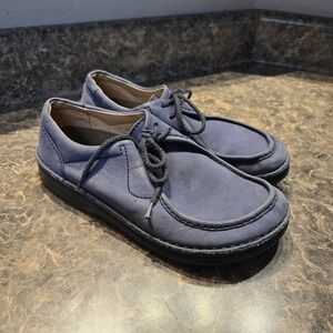 Birkenstock Pasadena Women's Lace-Up, Size 7 EU 38, Blue  Leather